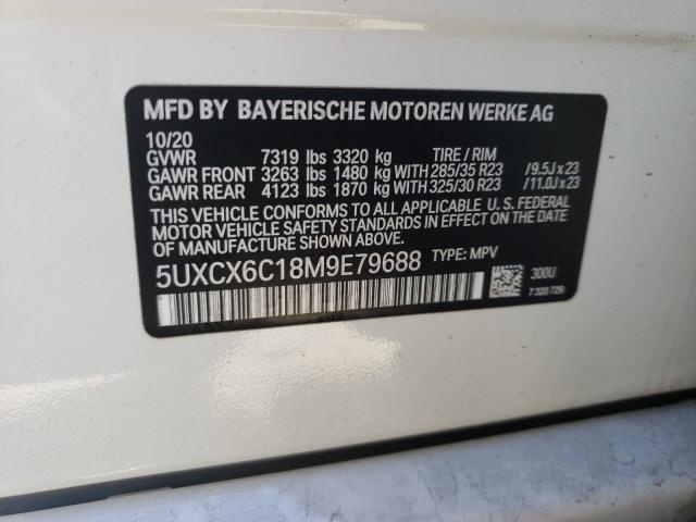 BMW X7 2021 WHITE ALPINA VIN: 5UXCX6C18M9E79688